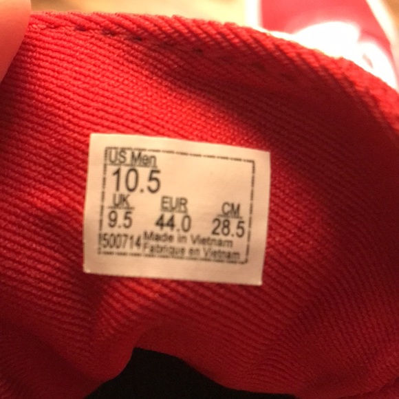 Vans Ward OTW Sidewall Red/White Men's Shoes - Picture 4 of 4